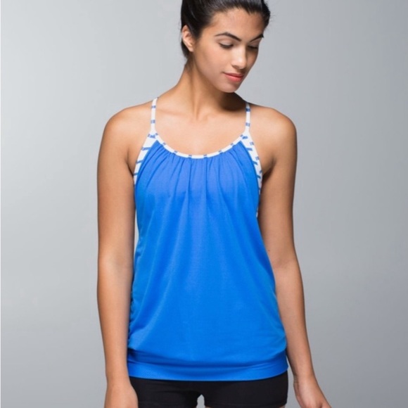 Lululemon Athletica No Limits Striped Tank-top Size 6 - Picture 1 of 10